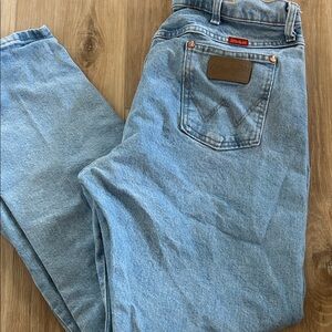 Wrangler Men's Denim Jeans in Light Blue